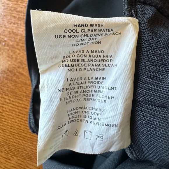 Miraclesuit One Piece Bathing Suit Black Ties Size 16 NEW - Picture 6 of 7